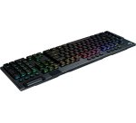 Logitech G Logitech G915 LIGHTSPEED Tastiera Gaming Meccanica Wireless, Profilo Ribassato, GL-Tactile Switches, LIGHTSYNC RGB, Design Sottile, +30 ore di Durata della Batteria, QWERTY IT Layout, Nero