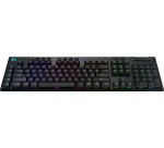 Logitech G Logitech G915 LIGHTSPEED Tastiera Gaming Meccanica Wireless, Profilo Ribassato, GL-Tactile Switches, LIGHTSYNC RGB, Design Sottile, +30 ore di Durata della Batteria, QWERTY IT Layout, Nero