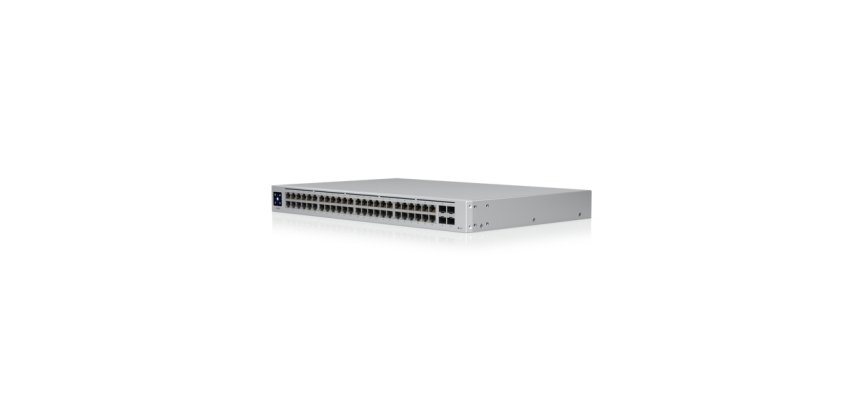 Ubiquiti UniFi USW-48-POE switch Gestionado L2 Gigabit Ethernet (10/100/1000) Energía sobre Ethernet (PoE) 1U Acero inoxidable