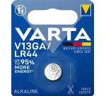 Varta ALKALINE V13GA, LR44 (Batteria Speciale , 1.5V) Blister da 1