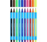 Stylo-bille schneider slider edge xb couleur assorties packde 10