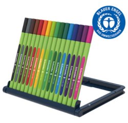 Feutre schneider fineliner line-up trait 0,4mm           ergonomique cap-off ne seche  pas etui chevalet 16 coloris