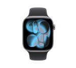 Apple Watch Series 11 OLED 46 mm Numérique 416 x 496 pixels Écran tactile Gris Wifi GPS (satellite)