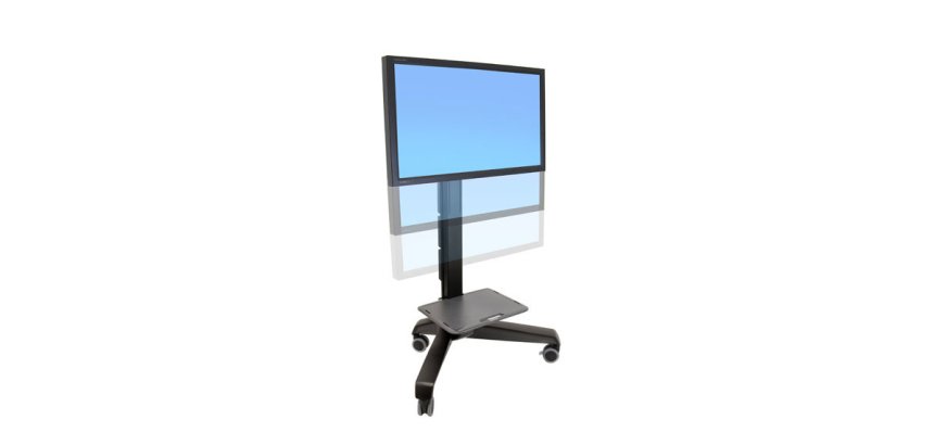 Ergotron Neo-Flex Mobile MediaCenter UHD Noir Ecran plat Panier multimédia