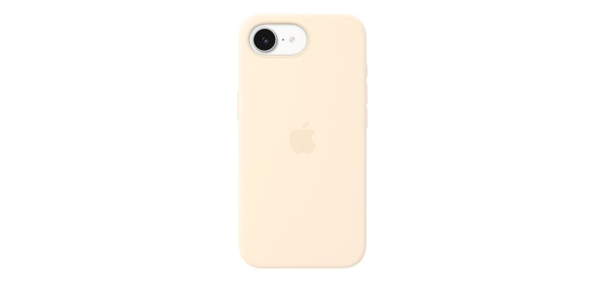 Apple Coque en silicone avec MagSafe pour iPhone 17e - Vanille