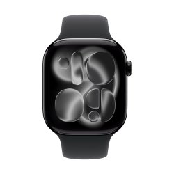 Apple MXM43ZM/A accessoire intelligent à porter sur soi Bande Noir Fluoroélastomère