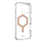 Urban Armor Gear Plyo funda para teléfono móvil 17,5 cm (6.9") Oro rosa, Transparente