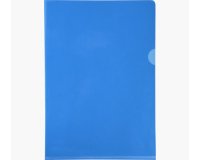 Pochette coin exacompta a4 pvc lisse 13/100eme coloris   assortis paquet 100 unites