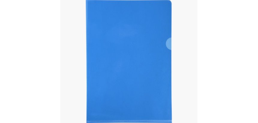 Pochette coin exacompta a4 pvc lisse 13/100eme coloris   assortis paquet 100 unites