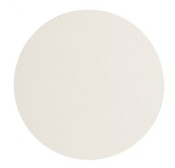 Prêt à peindre carton toilé Ø 30cm 3mm - Blanc