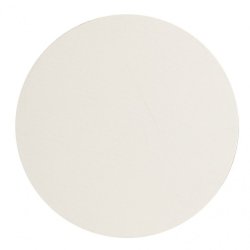 Prêt à peindre carton toilé Ø 30cm 3mm - Blanc