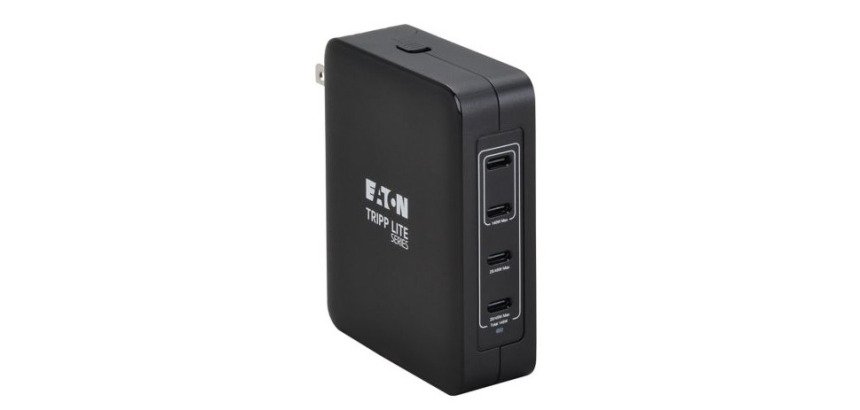 Eaton U280-W04-145C4G chargeur d'appareils mobiles Smartphone, Tablette, Ordinateur portable, Consoles portables, Haut-parleur portable Noir Secteur Intérieure