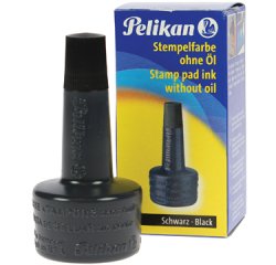 Inchiostro 4k per cuscinetti - senza olio - 28 ml - nero - Pelikan