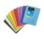 Carnet dessin/croquis Koverbook reliure intégrale enveloppante A5 100 pages papier blanc 125 g couverture polypropylène transparent - Assortis