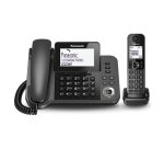Panasonic KX-TGF320EXM - Telefono cordless con segreteria telefonica, nero