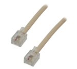 MCL Cable Modem RJ11 6P/4C 3m Ivoire