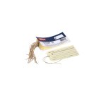 Etiquettes américaines imprimées 63 x 125 mm avec ficelle - Lot de 10