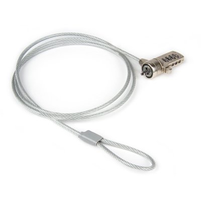 Hamlet XNBLOCK15N cable lock Metallic, White 1.5 m