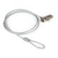 Hamlet XNBLOCK15N cable lock Metallic, White 1.5 m
