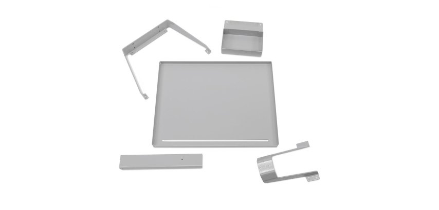 Ergotron 98-417-214 accessorio per carrello multimediale Grigio Mensola regolabile