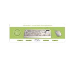 MCL MP3A99AACK2012BIB clavier Souris incluse Universel USB AZERTY Français Beige