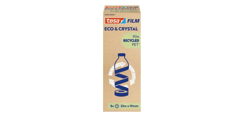 Film ruban adhésif CRYSTAL RECYCLED, 19 mm x 33 m