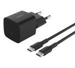 Chargeur pour téléphone mobile Belkin USB-C BoostCharge 25 W Noir pour Smartphone et Tablette + câble USB-C vers USB-C 1 m