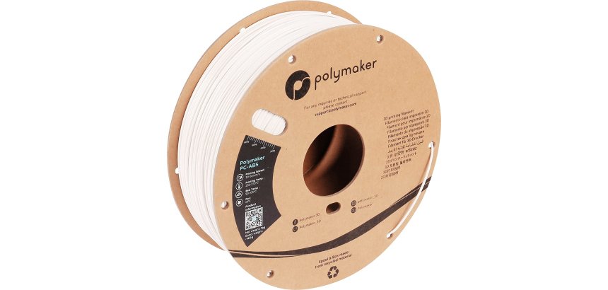 Polymaker PC04002 3D-Druckmaterial PC-ABS Weiß 1 kg