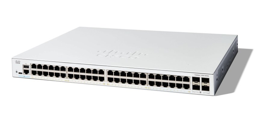 Cisco C1200-48T-4G commutateur réseau Géré L2/L3 Gigabit Ethernet (10/100/1000) Blanc
