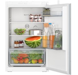 BOSCH Réfrigérateur encastrable 1 porte KIR21NSE0, Série 2, 136 litres, Niche 88 cm