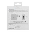 T'nB CHNBTINY100 chargeur d'appareils mobiles Ordinateur portable, Smartphone, Tablette Blanc Secteur Charge rapide Intérieure