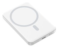 XtremeMac XWH-PMS2-13 banque d'alimentation électrique 5000 mAh Recharge sans fil Blanc