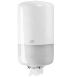 Distributeur M1 pour Mini Bobine dévidage central, verrouillage à clé L17,4 x H32,1 x P16,5cm Blanc