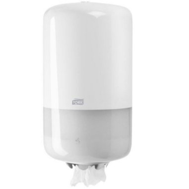 Distributeur M1 pour Mini Bobine dévidage central, verrouillage à clé L17,4 x H32,1 x P16,5cm Blanc