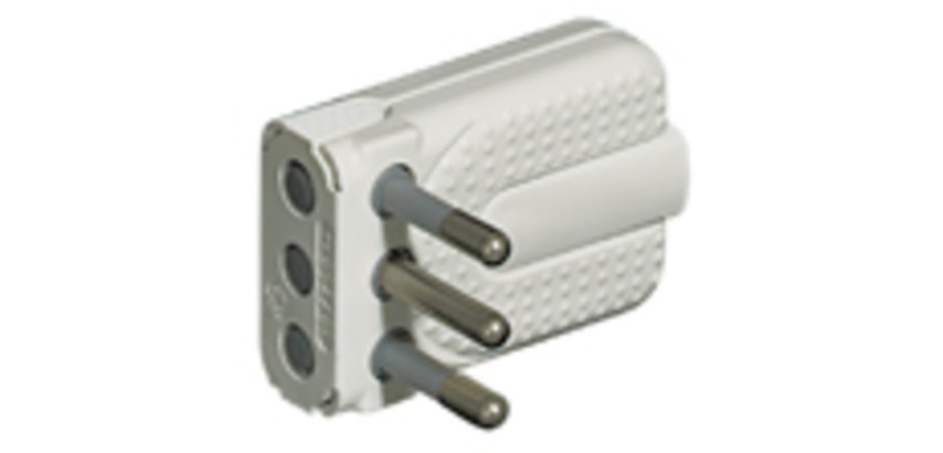 bticino S2465TA power plug adapter White