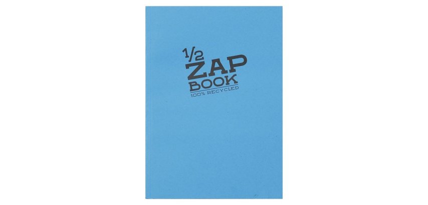 1/2 Zap Book carnet collé 80F A5 80g - Aléatoire