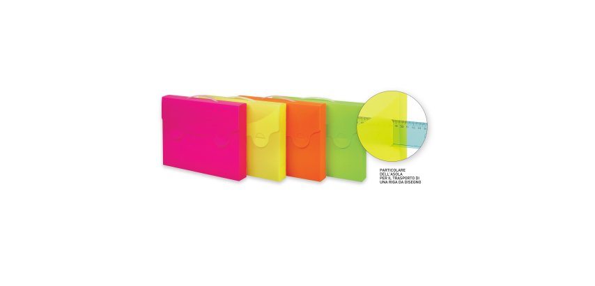 Favorit Valigette Polipropilene (PP) Fucsia, Verde, Arancione, Giallo