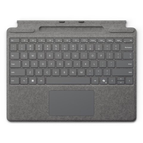 Microsoft Surface Pro Keyboard with pen storage Microsoft Cover port Platino