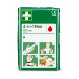 Pansement cederroth petit stop sang 4-en-1 contient 1 compresse speciale 8x12cm 2 bandes elastiques usage unique 6cmx3m