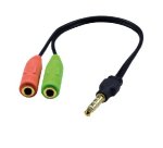 MCL CG-705 câble audio 0,2 m 3,5mm 2 x 3.5mm Noir