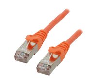 MCL 10m Cat6a F/UTP câble de réseau Orange F/UTP (FTP)