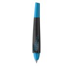 Roller a cartouche schneider breeze grip antiderapant      trait moyen encre bleu royal  effacable coloris noir-bleu