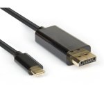 Hamlet XVAUC-DP4K20 cavo e adattatore video 2 m USB tipo-C DisplayPort Nero