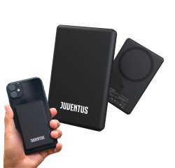 Techmade TM-WWQ73-JUV power bank Lithium Polymer (LiPo) 5000 mAh Wireless charging Black