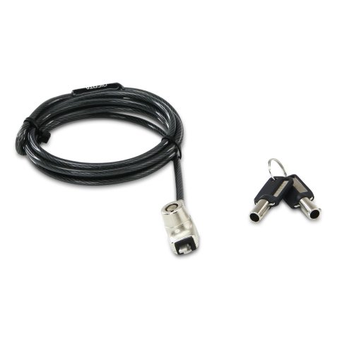 DICOTA BASE XX Laptop Lock Wedge câble antivol Anthracite 1,5 m