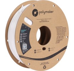 Polymaker PB02002 3D Printing Material PETg (Polyethylene Terephthalate Glycol-Modified) White 750 g