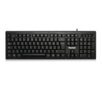 Hamlet KU200 keyboard Office USB QWERTY Italian Black