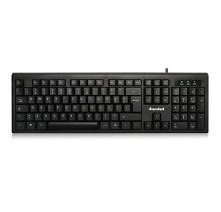 Hamlet KU200 keyboard Office USB QWERTY Italian Black