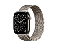 Apple Watch Series 11 OLED 46 mm Numérique 416 x 496 pixels Écran tactile 5G Titane Wifi GPS (satellite)