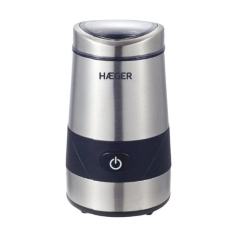 Haeger CG-200.001A molinillo de café 200 W Negro, Acero inoxidable